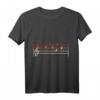 Notenschlüssel T-Shirt für Musiker - Vogel Frühling Shirts, perfektes Geschenk für Musiker und Musikliebhaber zu Weihnachten, Geburtstag & Halloween