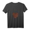 Damen Frühlings T-Shirt mit Erdbeermotiv und V-Ausschnitt - Niedliches Erdbeerherz für Garten- und Frühlingliebhaberinnen