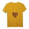 Damen Frühlings T-Shirt mit Erdbeermotiv und V-Ausschnitt - Niedliches Erdbeerherz für Garten- und Frühlingliebhaberinnen