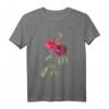Rote & Burgunder Blumen Blüten im Frühling - Schönes Blumen T-Shirt für Liebe, Frühling & Valentinstag