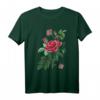 BURGUND ROSE Blumen Blüten im Frühling - Schönes T-Shirt mit romantischem Rosenmotiv, perfekt als Geschenk für Blumen- und Shakespeare-Fans