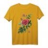 BURGUND ROSE Blumen Blüten im Frühling - Schönes T-Shirt mit romantischem Rosenmotiv, perfekt als Geschenk für Blumen- und Shakespeare-Fans