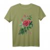 BURGUND ROSE Blumen Blüten im Frühling - Schönes T-Shirt mit romantischem Rosenmotiv, perfekt als Geschenk für Blumen- und Shakespeare-Fans
