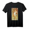 Jugendstil Frühling Frauen Mucha T-Shirt - Elegant, Schön & Sexy Kunst-Shirt für Kunstliebhaber & Fans des Jugendstils