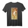 Jugendstil Frühling Frauen Mucha T-Shirt - Elegant, Schön & Sexy Kunst-Shirt für Kunstliebhaber & Fans des Jugendstils