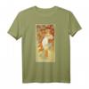 Jugendstil Frühling Frauen Mucha T-Shirt - Elegant, Schön & Sexy Kunst-Shirt für Kunstliebhaber & Fans des Jugendstils