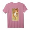 Jugendstil Frühling Frauen Mucha T-Shirt - Elegant, Schön & Sexy Kunst-Shirt für Kunstliebhaber & Fans des Jugendstils