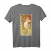 Jugendstil Frühling Frauen Mucha T-Shirt - Elegant, Schön & Sexy Kunst-Shirt für Kunstliebhaber & Fans des Jugendstils