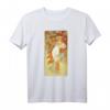 Jugendstil Frühling Frauen Mucha T-Shirt - Elegant, Schön & Sexy Kunst-Shirt für Kunstliebhaber & Fans des Jugendstils