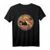 Mountain Motiv Vintage T-Shirt mit Bergen und Matterhorn - Perfekt für Wanderurlaub, Camping & Outdoor Fans im Retro Look