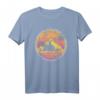 Mountain Motiv Vintage T-Shirt mit Bergen und Matterhorn - Perfekt für Wanderurlaub, Camping & Outdoor Fans im Retro Look
