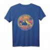 Mountain Motiv Vintage T-Shirt mit Bergen und Matterhorn - Perfekt für Wanderurlaub, Camping & Outdoor Fans im Retro Look