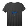 Damen Libelle Tattoo Motiv Sommer Breathe Meditation Yoga T-Shirt mit V-Ausschnitt – Entspannendes Outfit für Frühling & Sommer, perfekte Geschenkidee