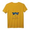 Damen Libelle Tattoo Motiv Sommer Breathe Meditation Yoga T-Shirt mit V-Ausschnitt – Entspannendes Outfit für Frühling & Sommer, perfekte Geschenkidee