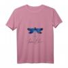 Damen Libelle Tattoo Motiv Sommer Breathe Meditation Yoga T-Shirt mit V-Ausschnitt – Entspannendes Outfit für Frühling & Sommer, perfekte Geschenkidee