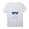 Damen Libelle Tattoo Motiv Sommer Breathe Meditation Yoga T-Shirt mit V-Ausschnitt – Entspannendes Outfit für Frühling & Sommer, perfekte Geschenkidee
