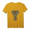 Elephant Mandala T-Shirt für Frühling und Sommer – Künstlerisches Tiermotiv, bequem & stylisch
