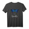 Libelle T-Shirt für Meditation, Yoga & Entspannung - Sommerliches Motiv, perfekte Geschenkidee für Frühling & Sommer