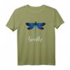 Libelle T-Shirt für Meditation, Yoga & Entspannung - Sommerliches Motiv, perfekte Geschenkidee für Frühling & Sommer