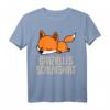 Offizielles Schlafshirt Pyjama Nachthemd Fuchs Fox Geschenk – Lustiges Bettoutfit für Damen und Herren, Perfekt als Geschenk für Langschläfer und Fuchsliebhaber