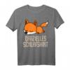 Offizielles Schlafshirt Pyjama Nachthemd Fuchs Fox Geschenk – Lustiges Bettoutfit für Damen und Herren, Perfekt als Geschenk für Langschläfer und Fuchsliebhaber