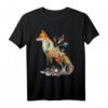 Fuchs Kunst Tiermotiv T-Shirt für Tierliebhaber – Perfekt für Natur- und Tierfreunde, Freunde & Familie