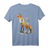 Fuchs Kunst Tiermotiv T-Shirt für Tierliebhaber – Perfekt für Natur- und Tierfreunde, Freunde & Familie