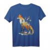 Fuchs Kunst Tiermotiv T-Shirt für Tierliebhaber – Perfekt für Natur- und Tierfreunde, Freunde & Familie