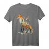 Fuchs Kunst Tiermotiv T-Shirt für Tierliebhaber – Perfekt für Natur- und Tierfreunde, Freunde & Familie