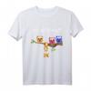 Be Different! Damen Süßes Fun Spruch T-Shirt mit Eule & Fuchs Motiv - Für Tierliebhaber & Alle, die anders sein wollen