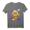 Schwuler Fuchs im Weltraum LGBT Gay Pride T-Shirt - Buntes Regenbogen-Design für Pride Month und stolze Homosexuelle