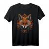 Fuchs Kunstwerk Herbst Blätter - Tierliebe T-Shirt für Natur- und Tierfreunde, perfekt als Geschenk für Tierliebhaber