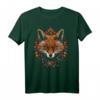 Fuchs Kunstwerk Herbst Blätter - Tierliebe T-Shirt für Natur- und Tierfreunde, perfekt als Geschenk für Tierliebhaber