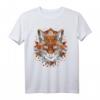 Fuchs Kunstwerk Herbst Blätter - Tierliebe T-Shirt für Natur- und Tierfreunde, perfekt als Geschenk für Tierliebhaber