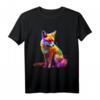 Fuchs Kunstwerk - Polygon Tiermotive T-Shirt für Tierliebhaber, Naturfreunde und Geschenkideen