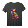 Fuchs Kunstwerk - Polygon Tiermotive T-Shirt für Tierliebhaber, Naturfreunde und Geschenkideen