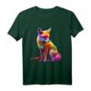 Fuchs Kunstwerk - Polygon Tiermotive T-Shirt für Tierliebhaber, Naturfreunde und Geschenkideen