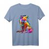 Fuchs Kunstwerk - Polygon Tiermotive T-Shirt für Tierliebhaber, Naturfreunde und Geschenkideen
