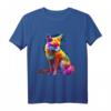 Fuchs Kunstwerk - Polygon Tiermotive T-Shirt für Tierliebhaber, Naturfreunde und Geschenkideen