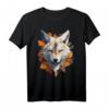 Fuchs Tiermotiv T-Shirt mit Herbstblättern - Perfekt für Tierliebhaber, Naturfreunde & als Geschenk