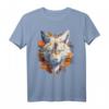 Fuchs Tiermotiv T-Shirt mit Herbstblättern - Perfekt für Tierliebhaber, Naturfreunde & als Geschenk