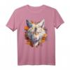 Fuchs Tiermotiv T-Shirt mit Herbstblättern - Perfekt für Tierliebhaber, Naturfreunde & als Geschenk