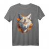 Fuchs Tiermotiv T-Shirt mit Herbstblättern - Perfekt für Tierliebhaber, Naturfreunde & als Geschenk