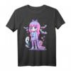 Pastel Goth Creepy Girl Teddybär T-Shirt – Kawaii Emo Nu Goth & Softgrunge Stil für Anime, Cosplay & Heidnische Fans