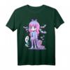 Pastel Goth Creepy Girl Teddybär T-Shirt – Kawaii Emo Nu Goth & Softgrunge Stil für Anime, Cosplay & Heidnische Fans