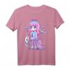 Pastel Goth Creepy Girl Teddybär T-Shirt – Kawaii Emo Nu Goth & Softgrunge Stil für Anime, Cosplay & Heidnische Fans