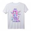 Pastel Goth Creepy Girl Teddybär T-Shirt – Kawaii Emo Nu Goth & Softgrunge Stil für Anime, Cosplay & Heidnische Fans