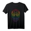 Schwuler Halloween-Schädel LGBT Gay Pride T-Shirt – Stolzes Unterstützungsdesign und Geschenk für LGBT-Gleichberechtigung