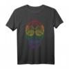 Schwuler Halloween-Schädel LGBT Gay Pride T-Shirt – Stolzes Unterstützungsdesign und Geschenk für LGBT-Gleichberechtigung