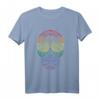 Schwuler Halloween-Schädel LGBT Gay Pride T-Shirt – Stolzes Unterstützungsdesign und Geschenk für LGBT-Gleichberechtigung